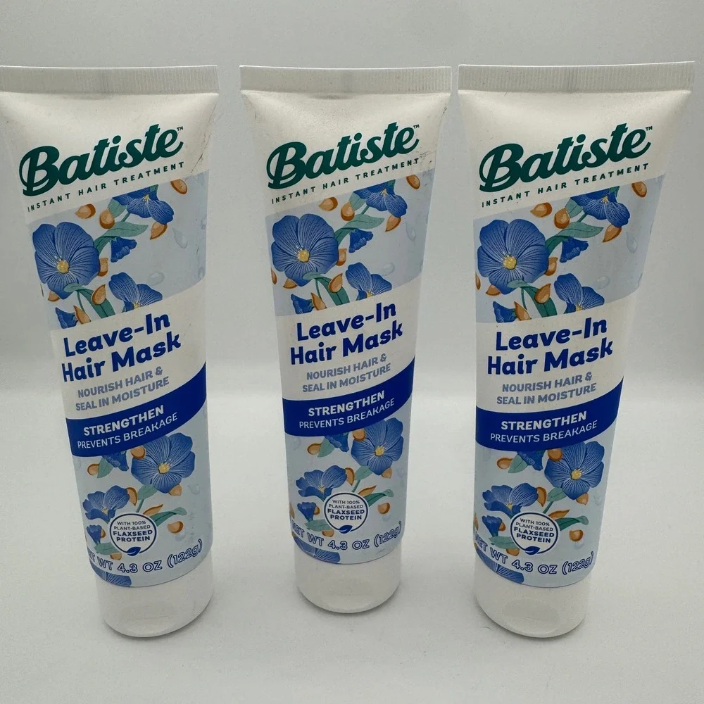 NEW‎ Batiste Leave-In Hair Mask 4.3oz 3-Pack Nourish & Strengthen